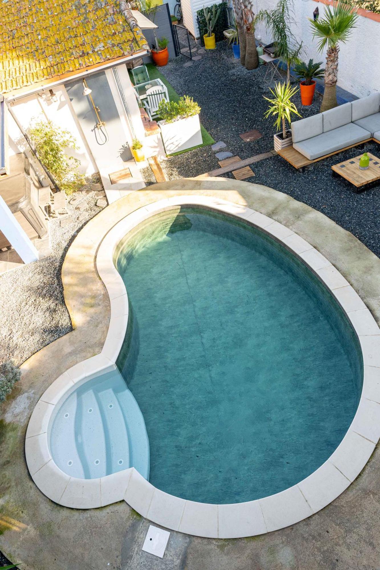 Appartement Avec Piscine Et Jacuzzi A 50Metres De La Plage Et 5Min De L'Allee Des Pins อาร์เจเลส-ซัวร์-แมร์ ภายนอก รูปภาพ